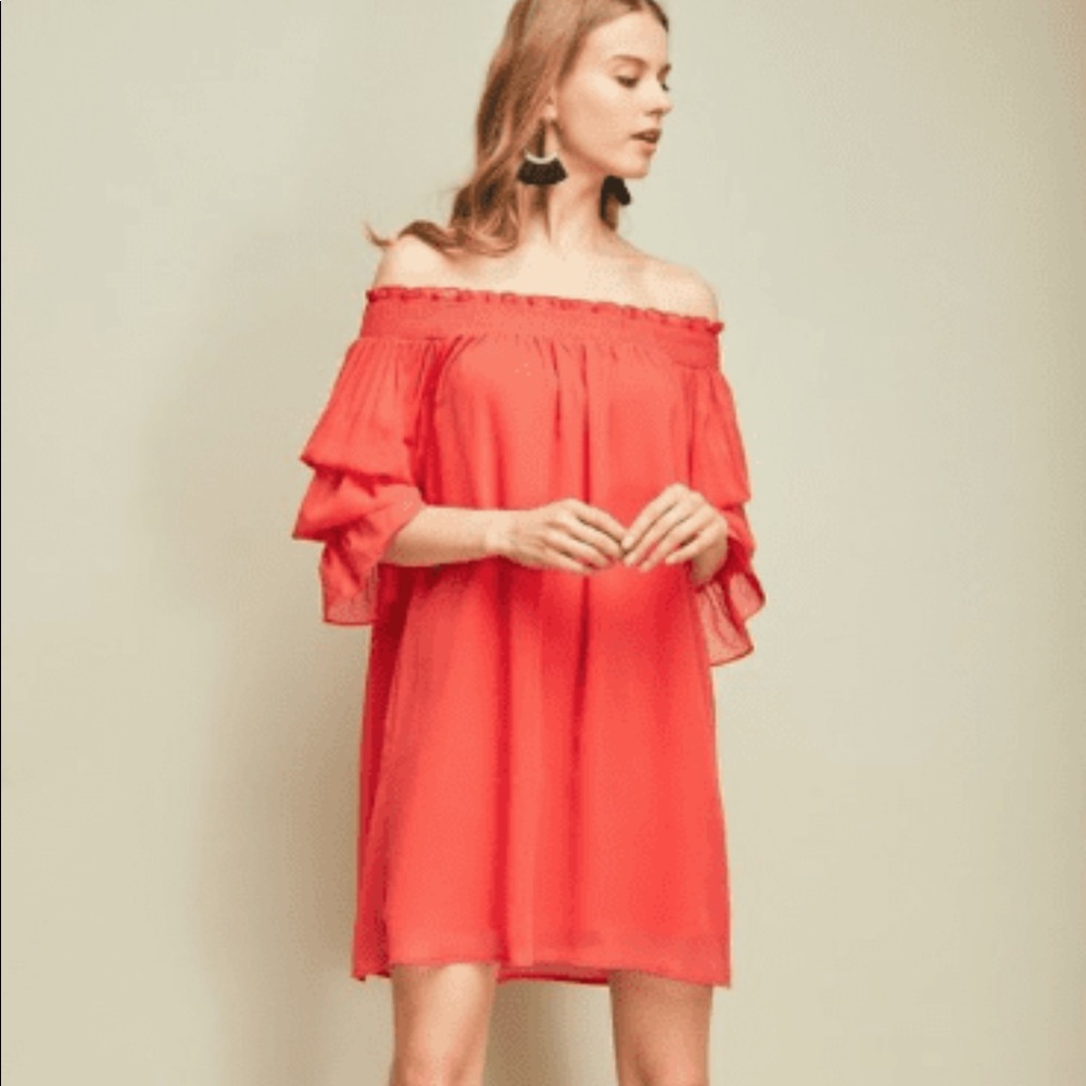 Entro midi shift dress